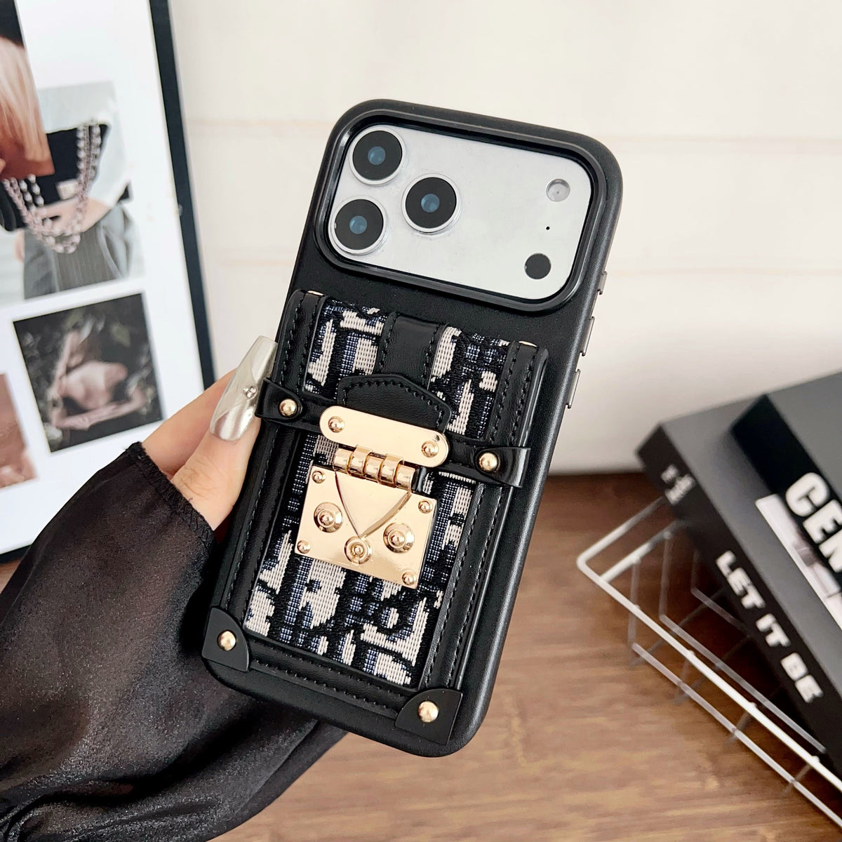 Fashion Dior Crossbody Phone Case iPhone 12-17 / Pro / Pro Max / Plus for 13-pro-max