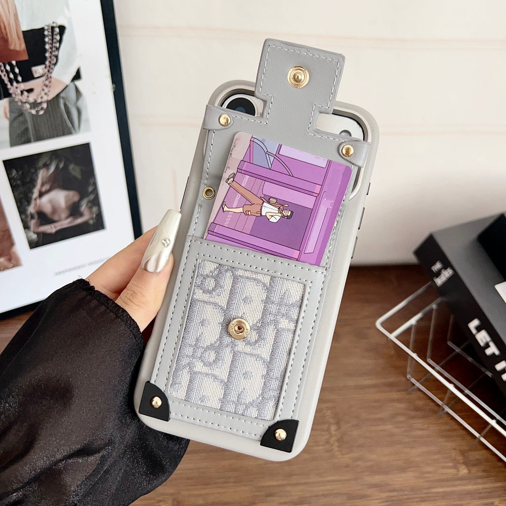 Fashion Dior Crossbody Phone Case iPhone 12-17 / Pro / Pro Max / Plus for 13