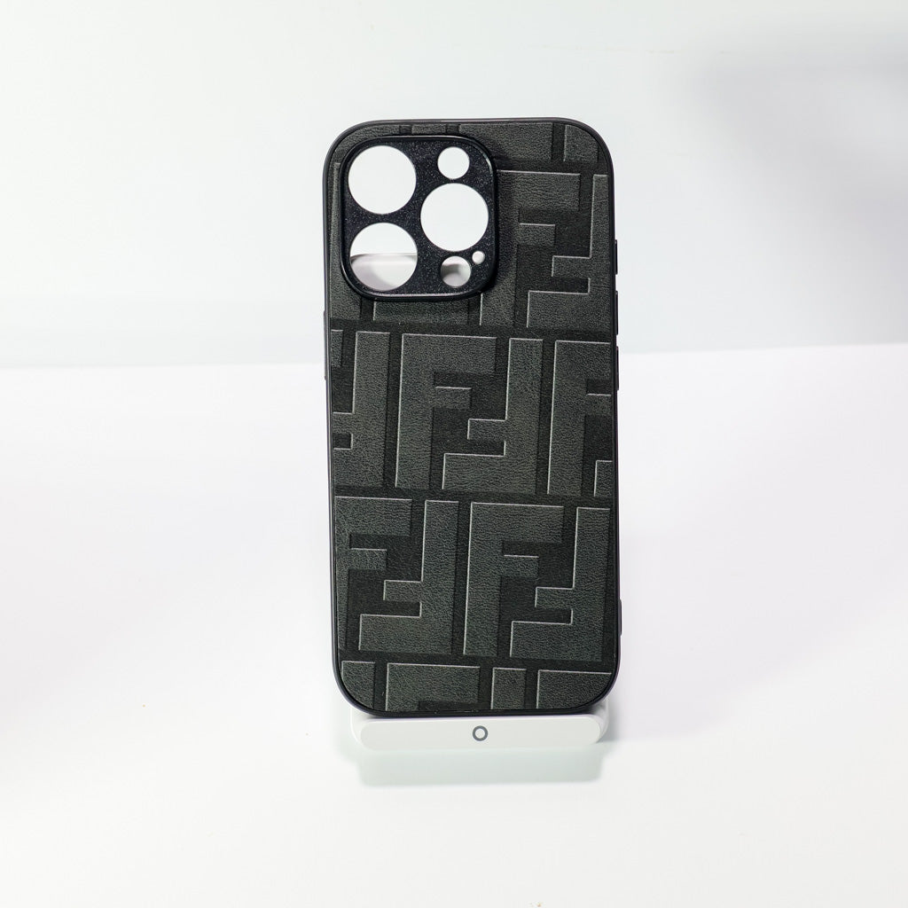 Fendi Leather iPhone Case For 12-17 Pro Max Plus for 12-pro-max