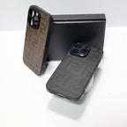 Fendi Leather iPhone Case For 12-17 Pro Max Plus for 12-pro