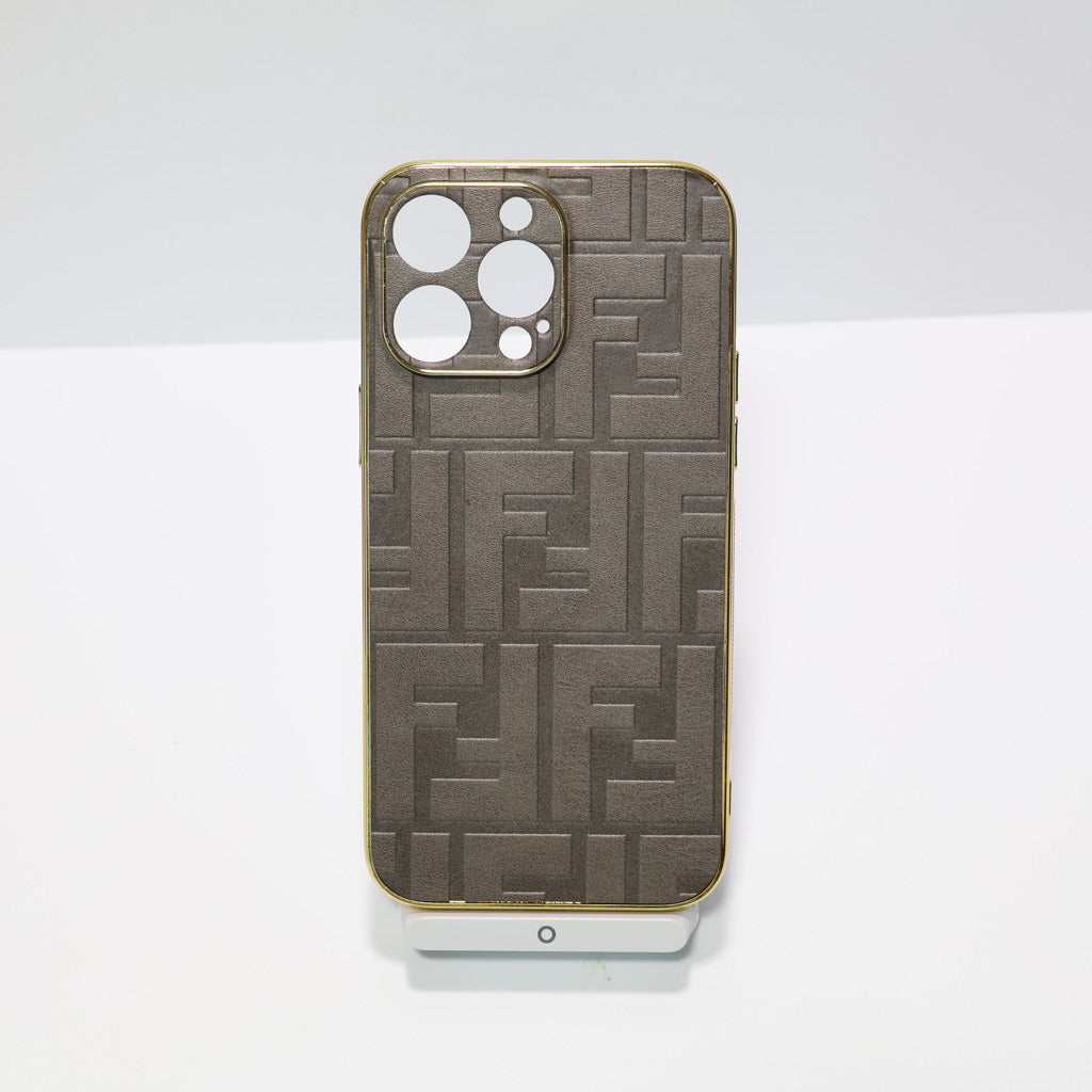Fendi Electroplated iPhone Case For 12-17 Pro Max Plus for 12-pro-max