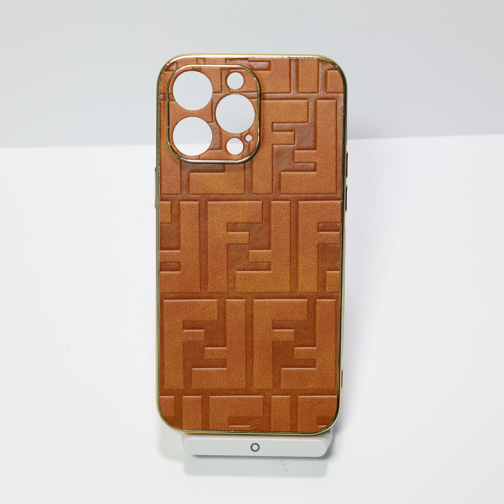 Fendi Electroplated iPhone Case For 12-17 Pro Max Plus for 12-pro