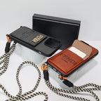 Fendi Card Holder iPhone Case Crossbody 12-16 Pro Max Plus for 12-pro