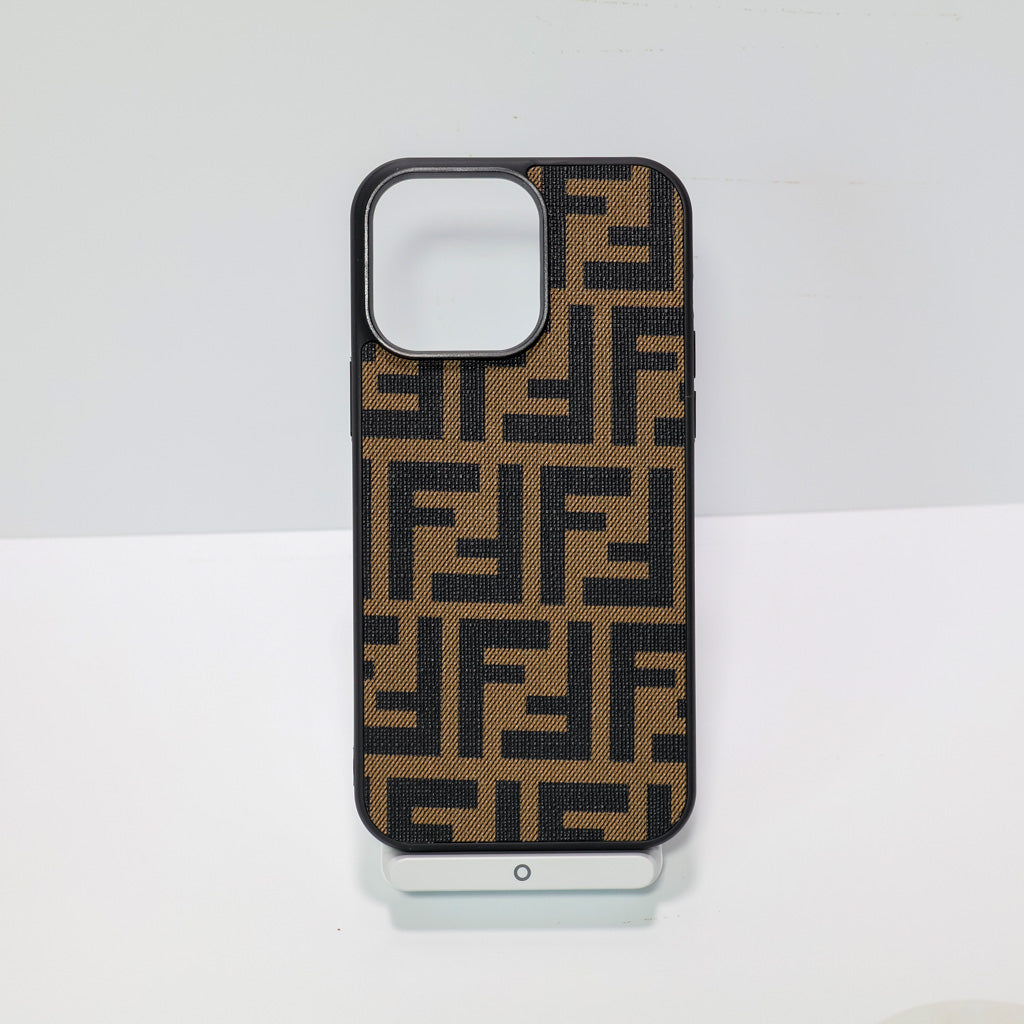 Fendi Fabric Phone Case For iPhone 12-17 Pro Max for 12-pro-max