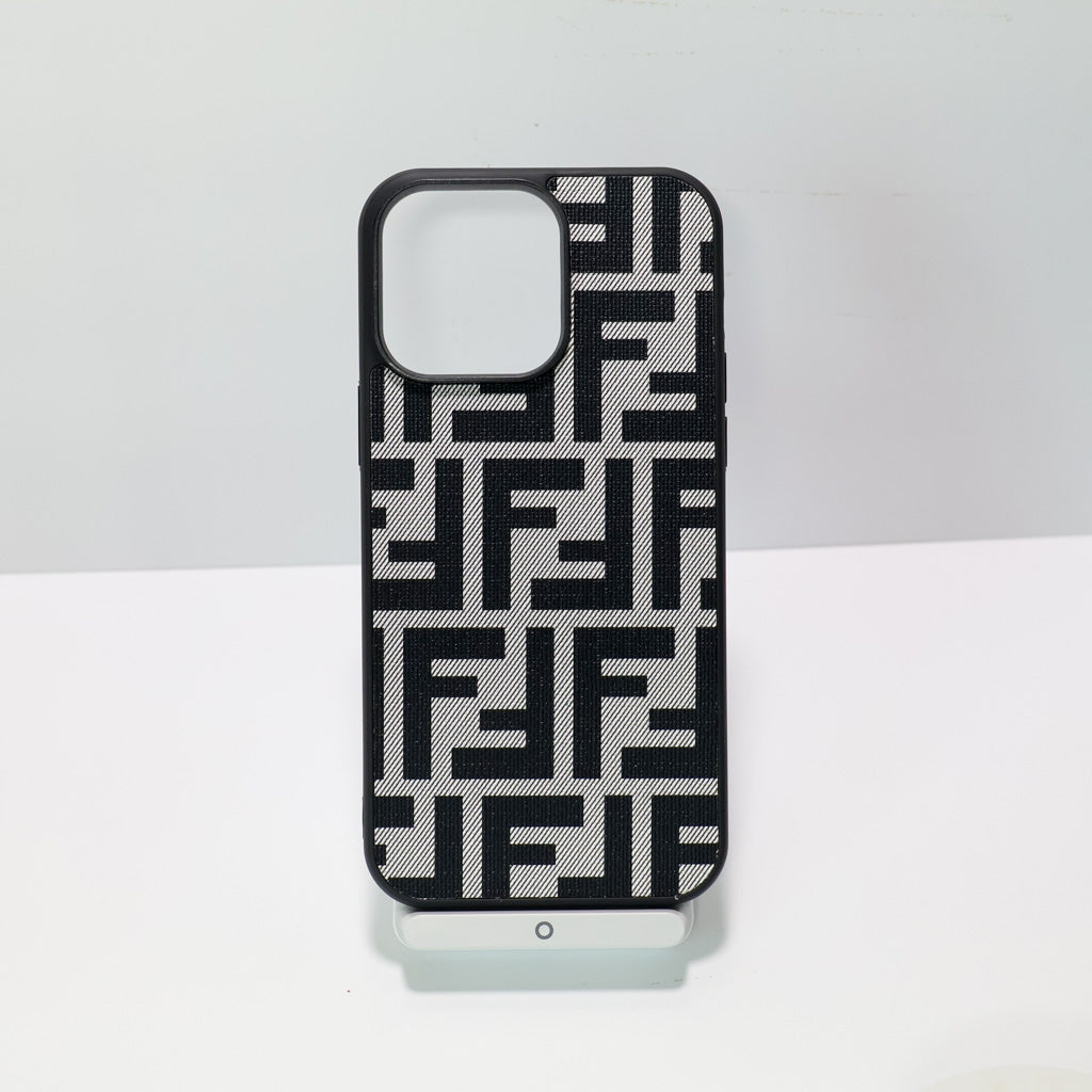 Fendi Fabric Phone Case For iPhone 12-17 Pro Max for 12-pro