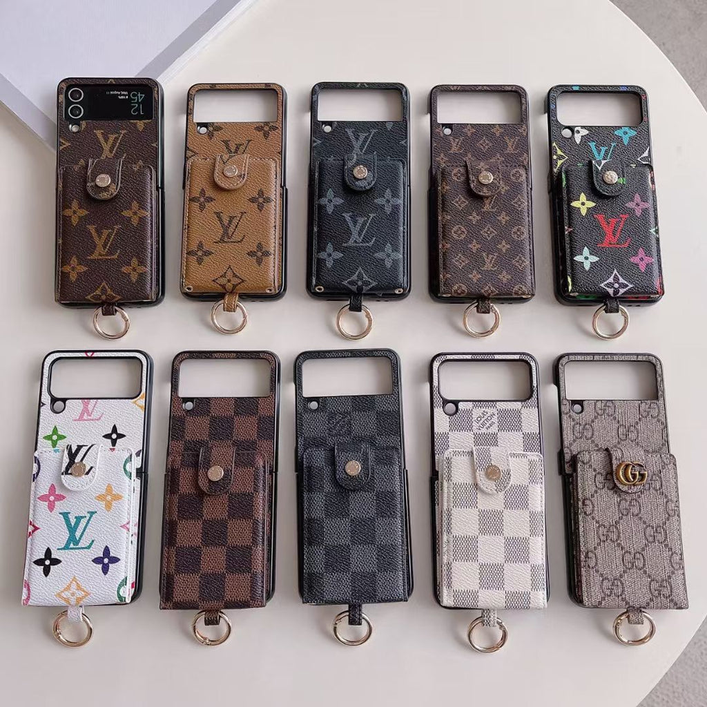 LV Phone Case Z Flip 3 4 5 6 7 Samsung Galaxy for z-flip-3