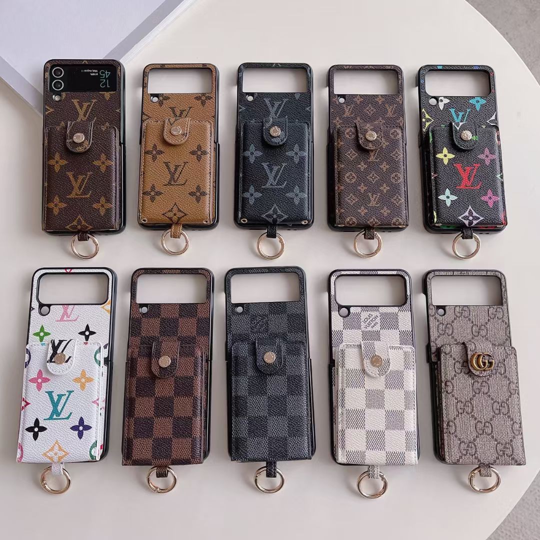 LV Phone Case Z Flip 3 4 5 6 7 Samsung Galaxy for z-flip-3