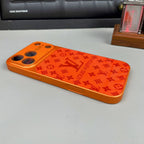 Gloss Monogram LV Phone Case For iPhone 14-17/Pro/Pro Max for 14-pro