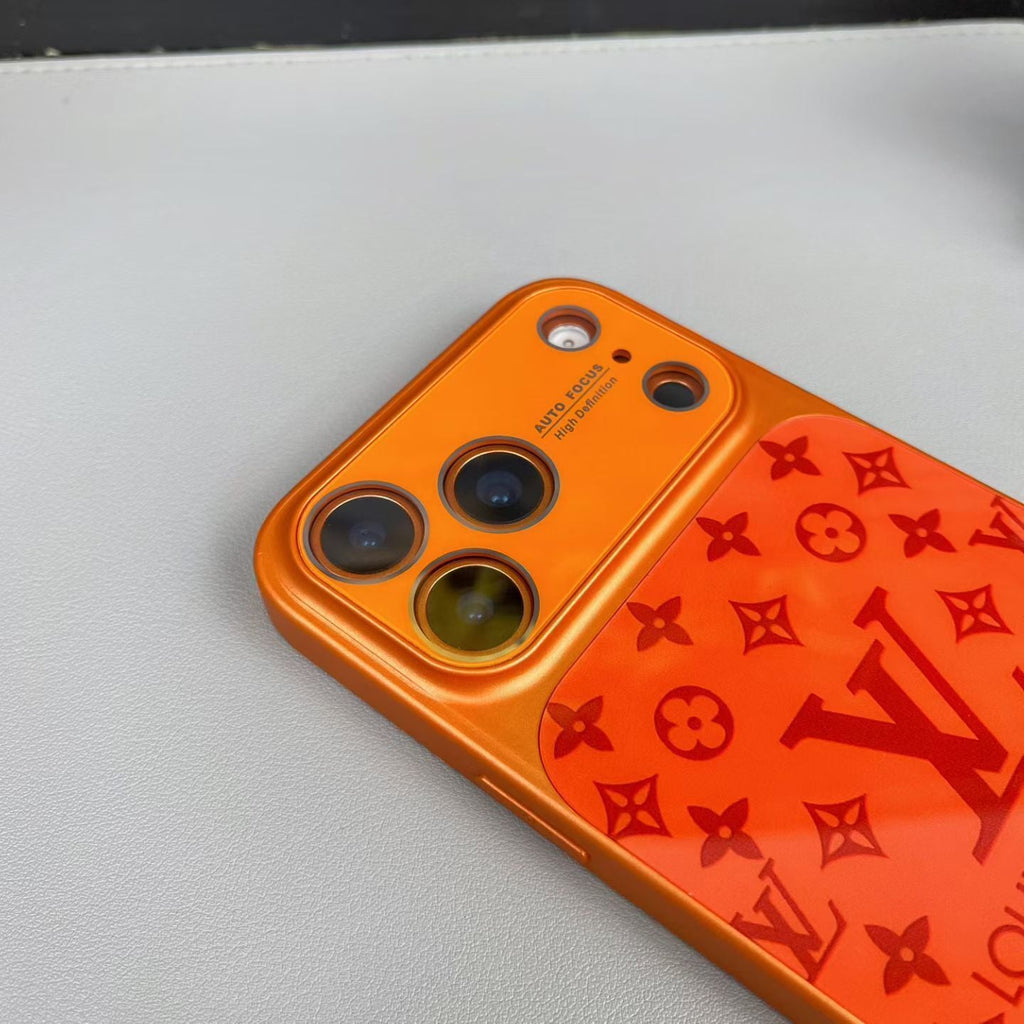 Gloss Monogram LV Phone Case For iPhone 14-17/Pro/Pro Max for 14-pro