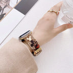 Fashion Gucci Design Apple Watch Band Wrist Strap / Brown for 42mm-44mm-45mm