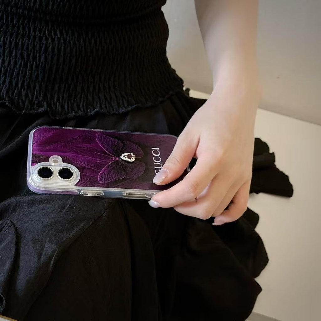 GG Butterfly iPhone Case For 13-16 Pro Max Series for iphone-14-pro