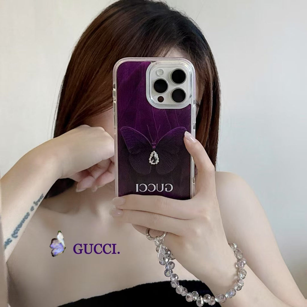 GG Butterfly iPhone Case For 13-16 Pro Max Series for iphone-14-pro-max