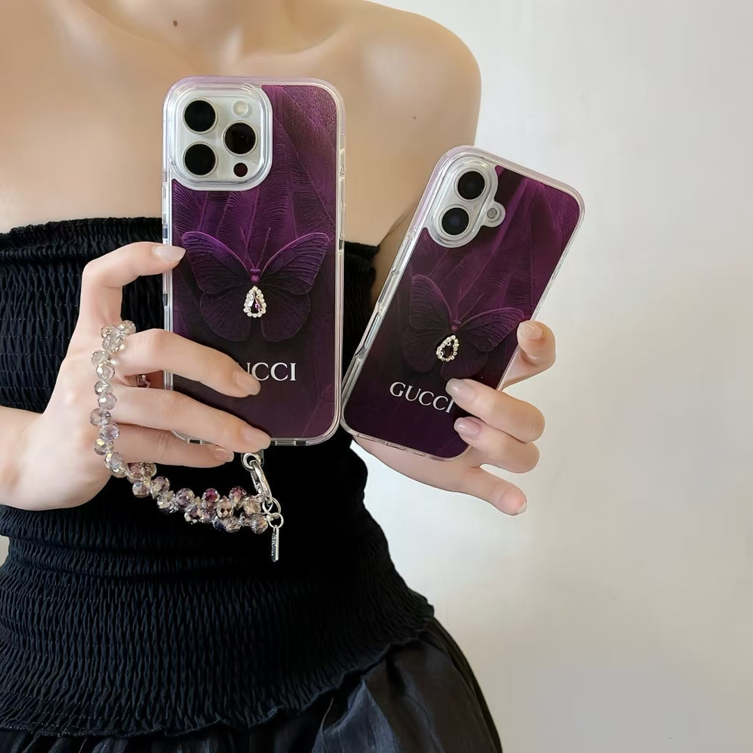 GG Butterfly iPhone Case For 13-16 Pro Max Series for iphone-15-pro-max