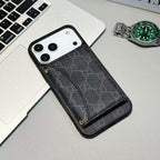 GG Card Holder Wallet Phone Case iPhone 17 / Pro / Max / Air for 17-air