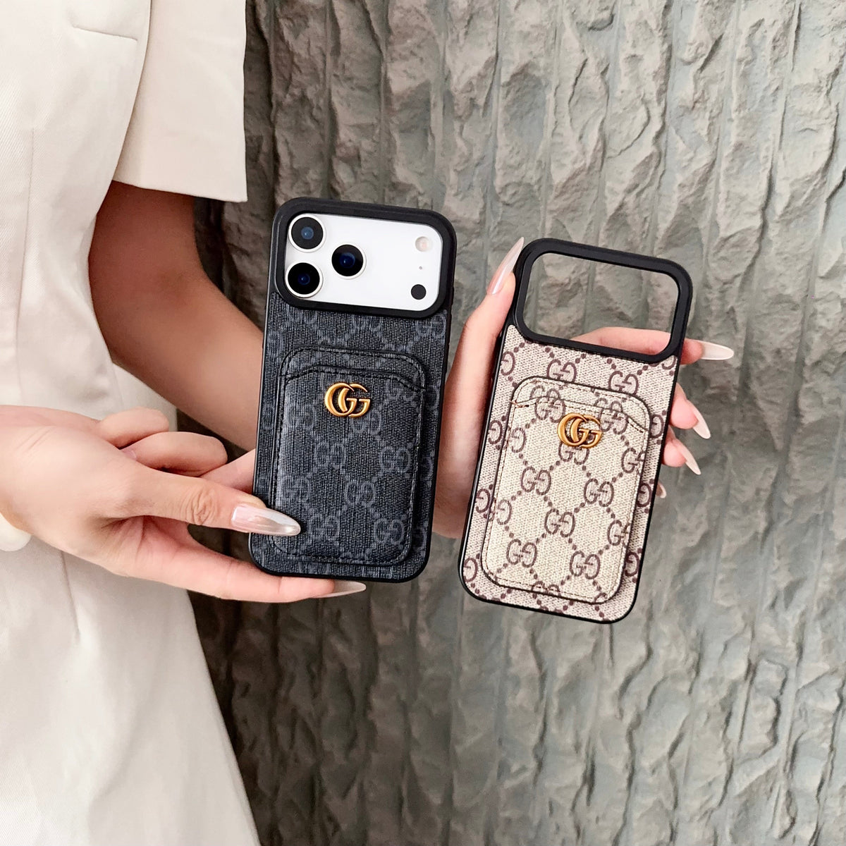 GG Card Slot Phone Case iPhone 17 Series for iphone-17