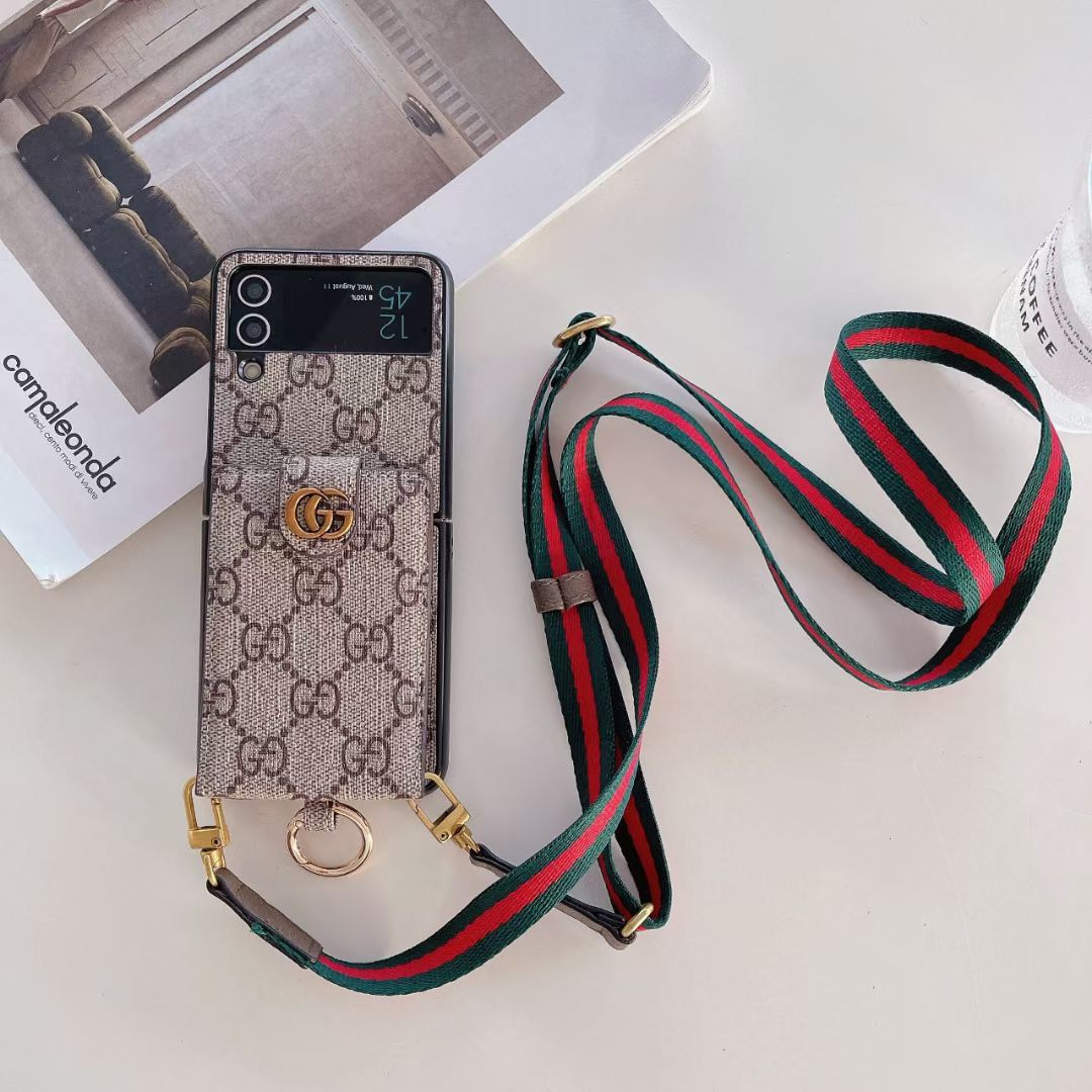 LV Phone Case Z Flip 3 4 5 6 7 Samsung Galaxy for z-flip-3