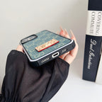 GG Denim iPhone Case For 12-16 Pro Max for 12-pro