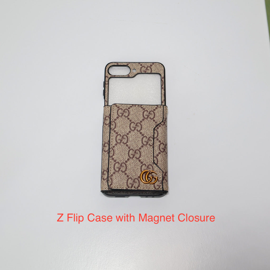 GG Z Flip Wallet Phone Case For 3 4 5 6 7 Series for z-flip-7