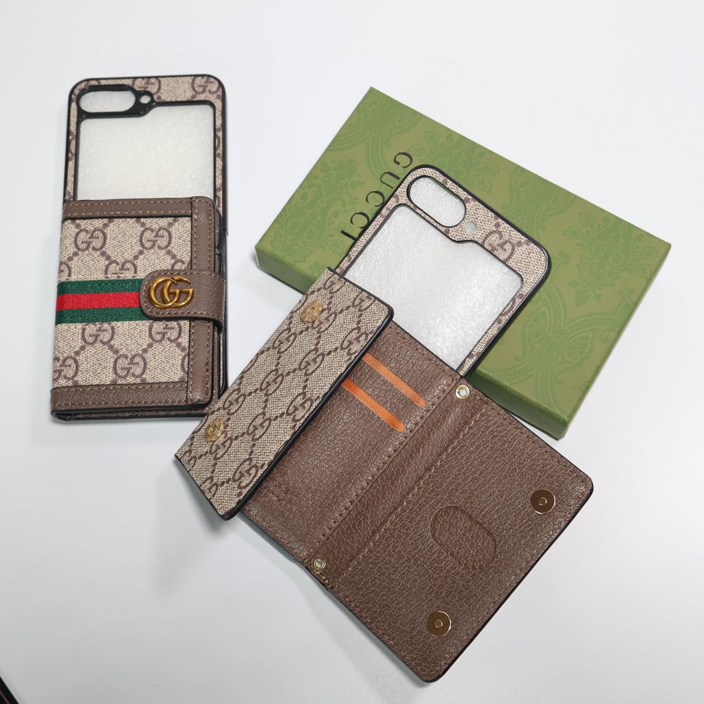 GG Z Flip Wallet Phone Case For 3 4 5 6 7 Series for z-flip-3