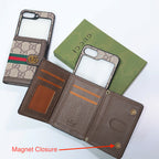 GG Z Flip Wallet Phone Case For 3 4 5 6 7 Series for z-flip-4