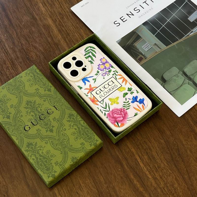 Gucci Flowers Phone Case For I Pro Max Plus for 13