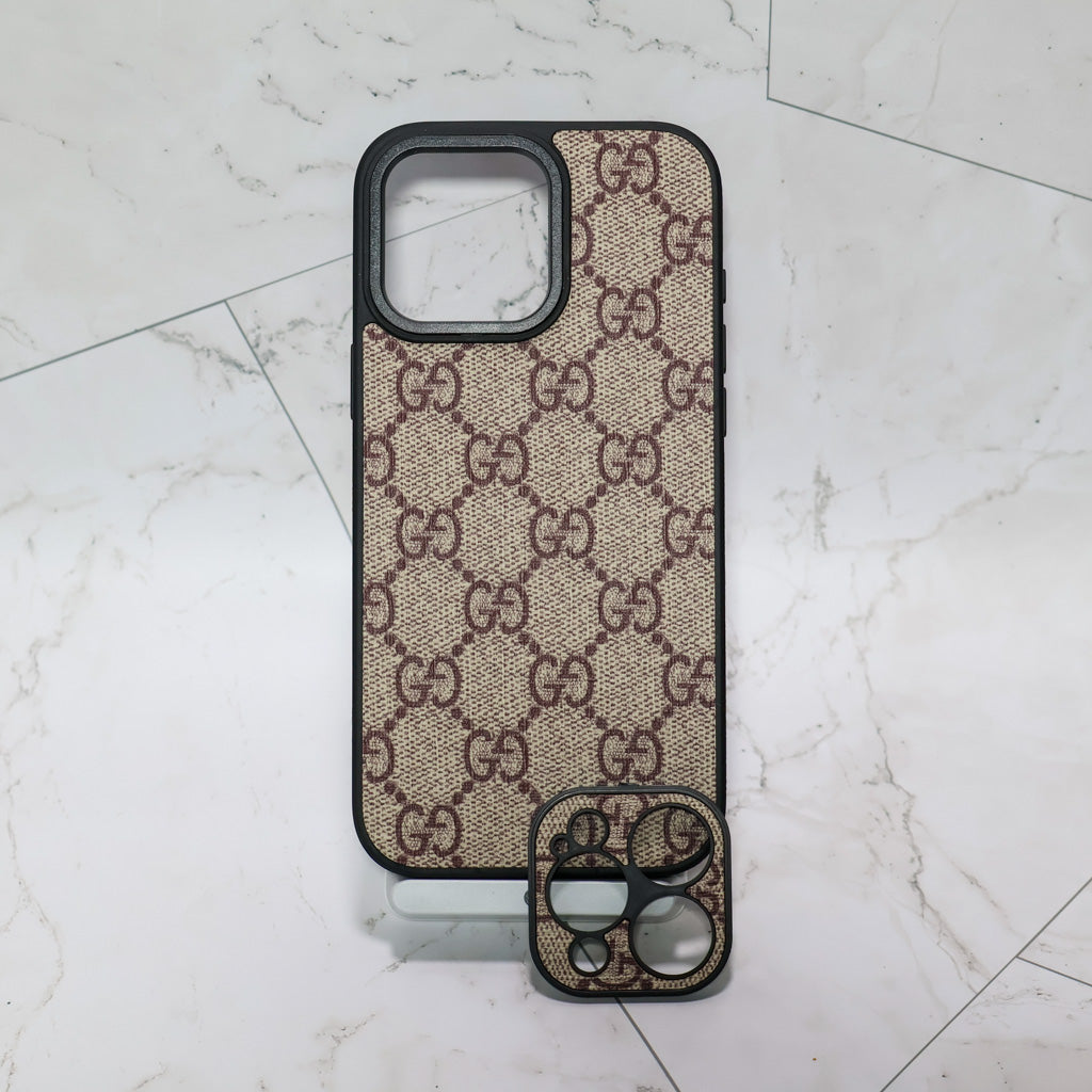 GG iPhone Cover For 12-17 / Pro / Pro Max / With Swappable Lens Cover iPhone Case for 17-pro