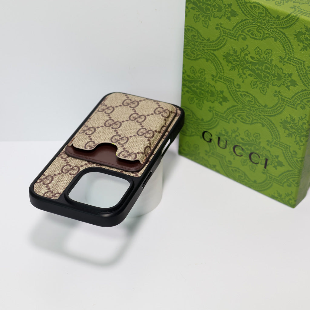 Card Holder Gucci Case For iPhone 12-16 Pro Max Plus for 13-pro