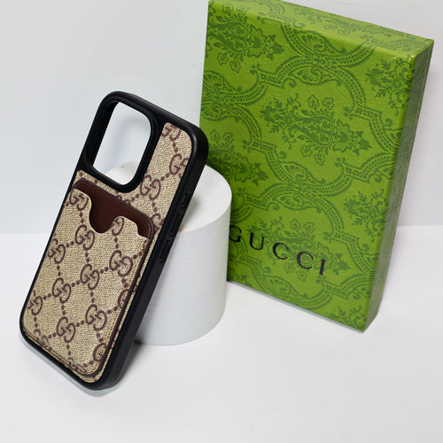 Card Holder Gucci Case For iPhone 12-16 Pro Max Plus for 12-pro