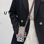Louis Vuitton Phone Case Cards Holder Crossbody For 12 13 14 15 16 Pro Max Plus Models