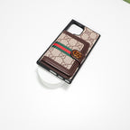 Coated Canvas Samsung Galaxy Phone Wallet GG Case For S22 23 24 25 26 Ultra Plus Series for s22-plus