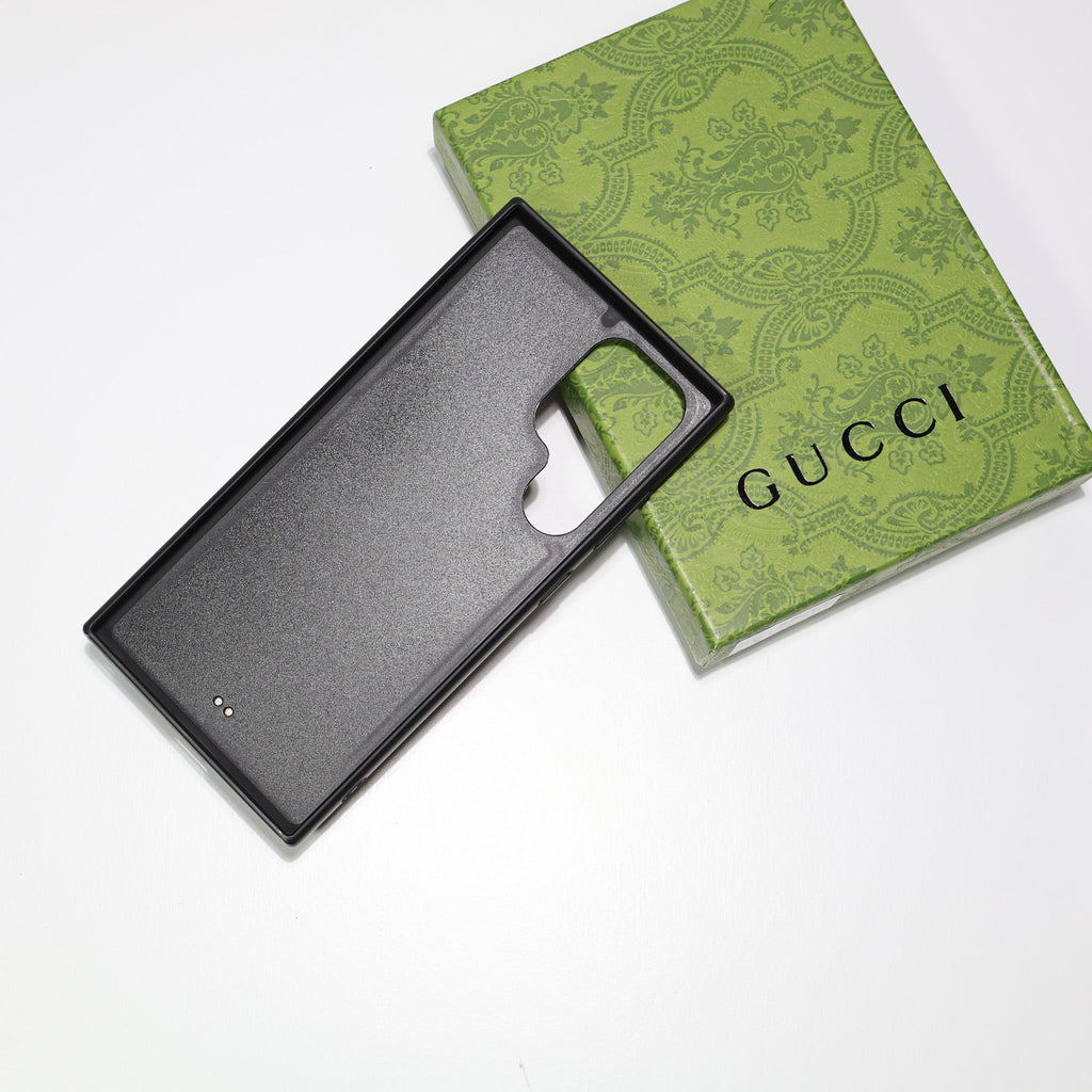Coated Canvas Samsung Galaxy Phone Wallet GG Case For S22 23 24 25 26 Ultra Plus Series for s23