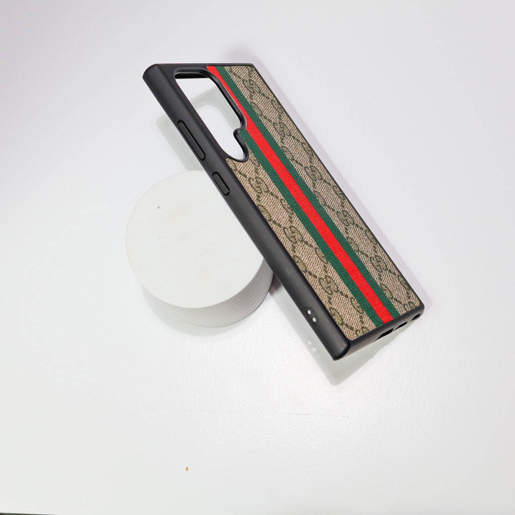 Samsung Galaxy Gucci Web Stripe Case For S22 23 24 25 26 Ultra Plus for s23