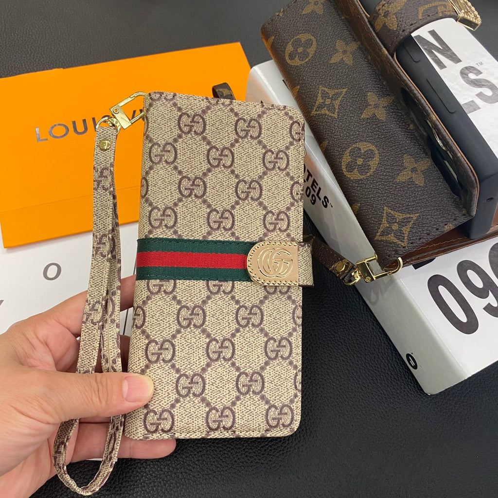 LV Wallet Phone Case Samsung Galaxy S 22 / 23 / 24 / 25 / 26 Plus / Ultra for s22-plus