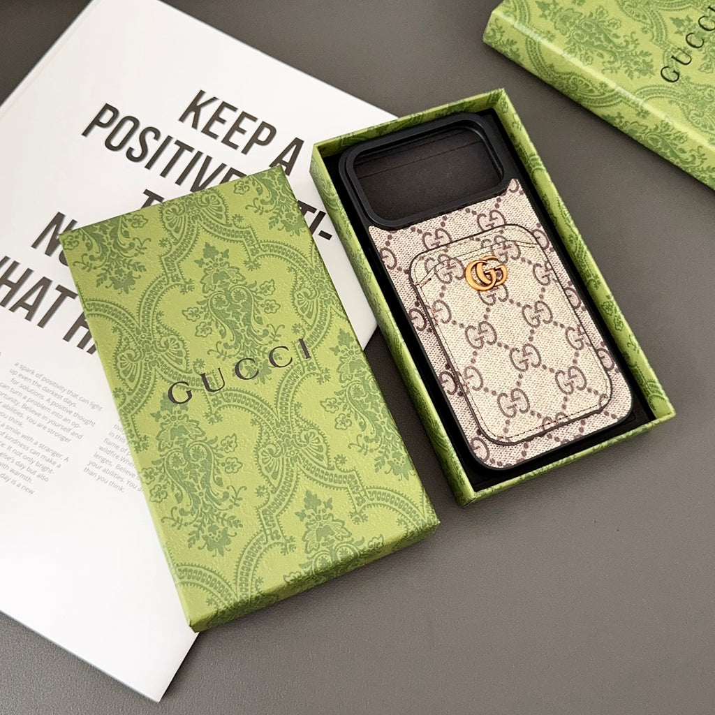 GG Card Slot Phone Case iPhone 17 Series for iphone-17-pro
