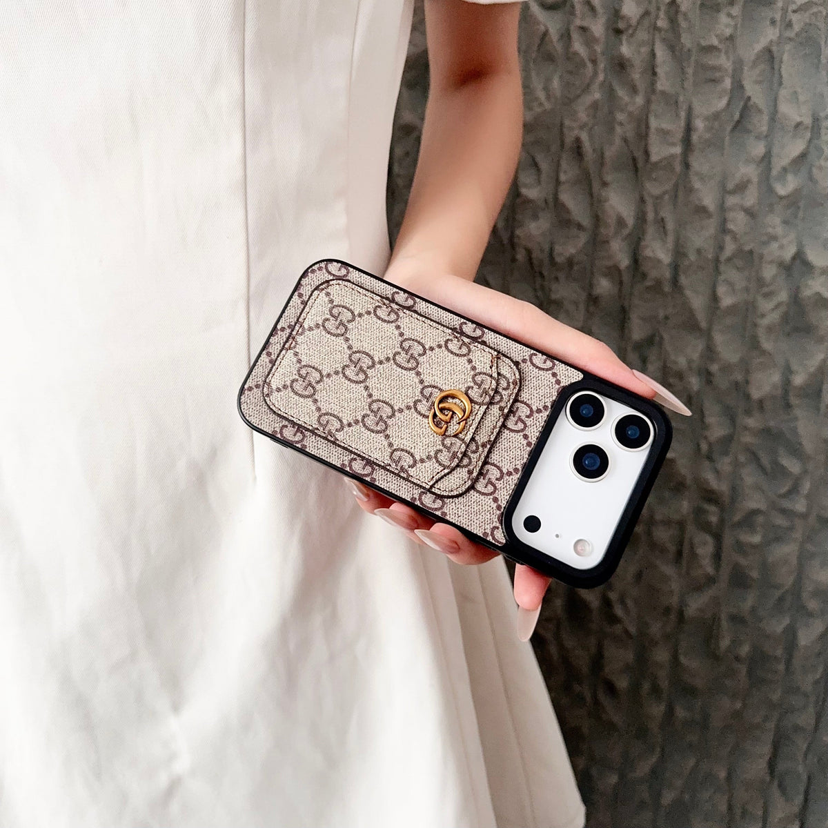 GG Card Slot Phone Case iPhone 17 Series for iphone-17-pro-max
