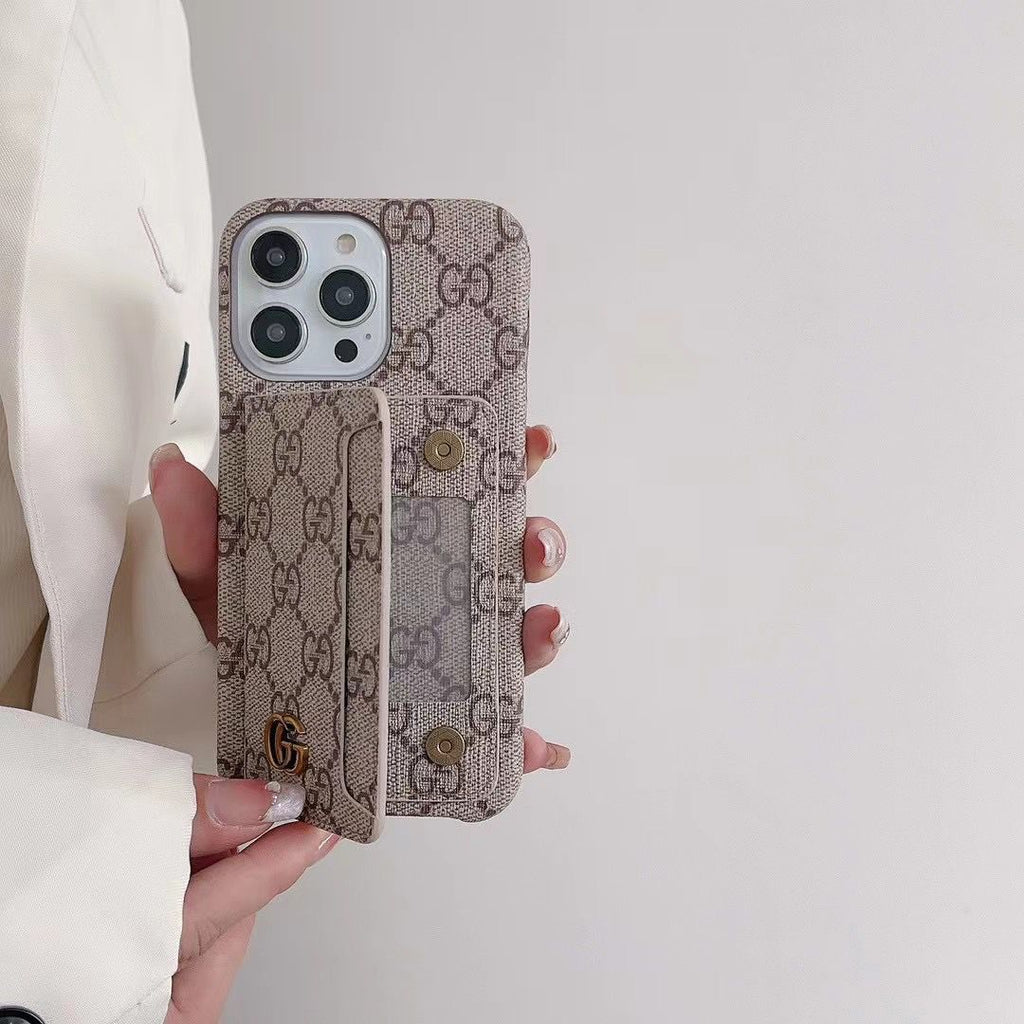 Folding Card Slot Designer Phone Case I Pro Max Plus for 12-pro-max