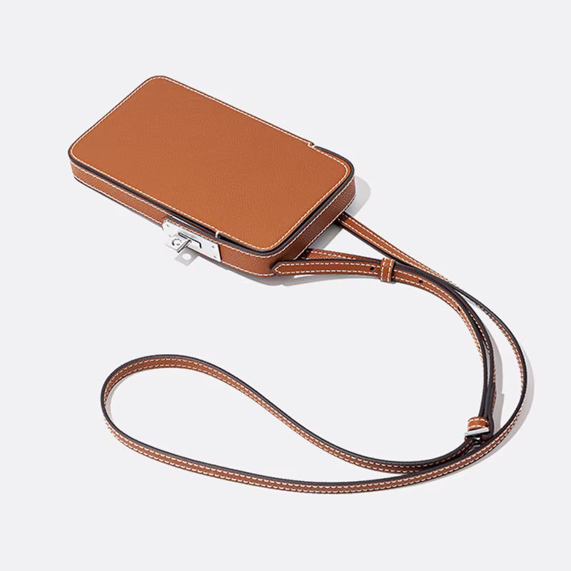 Fashion Phone Bag Crossbody Universal Style Phone Case for brown