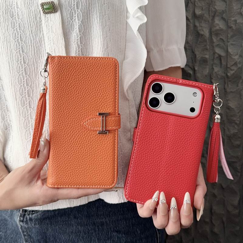 H Folio Wallet Case Card Holder 12-17 / Pro / Pro Max / Plus / Air for 14-pro-max
