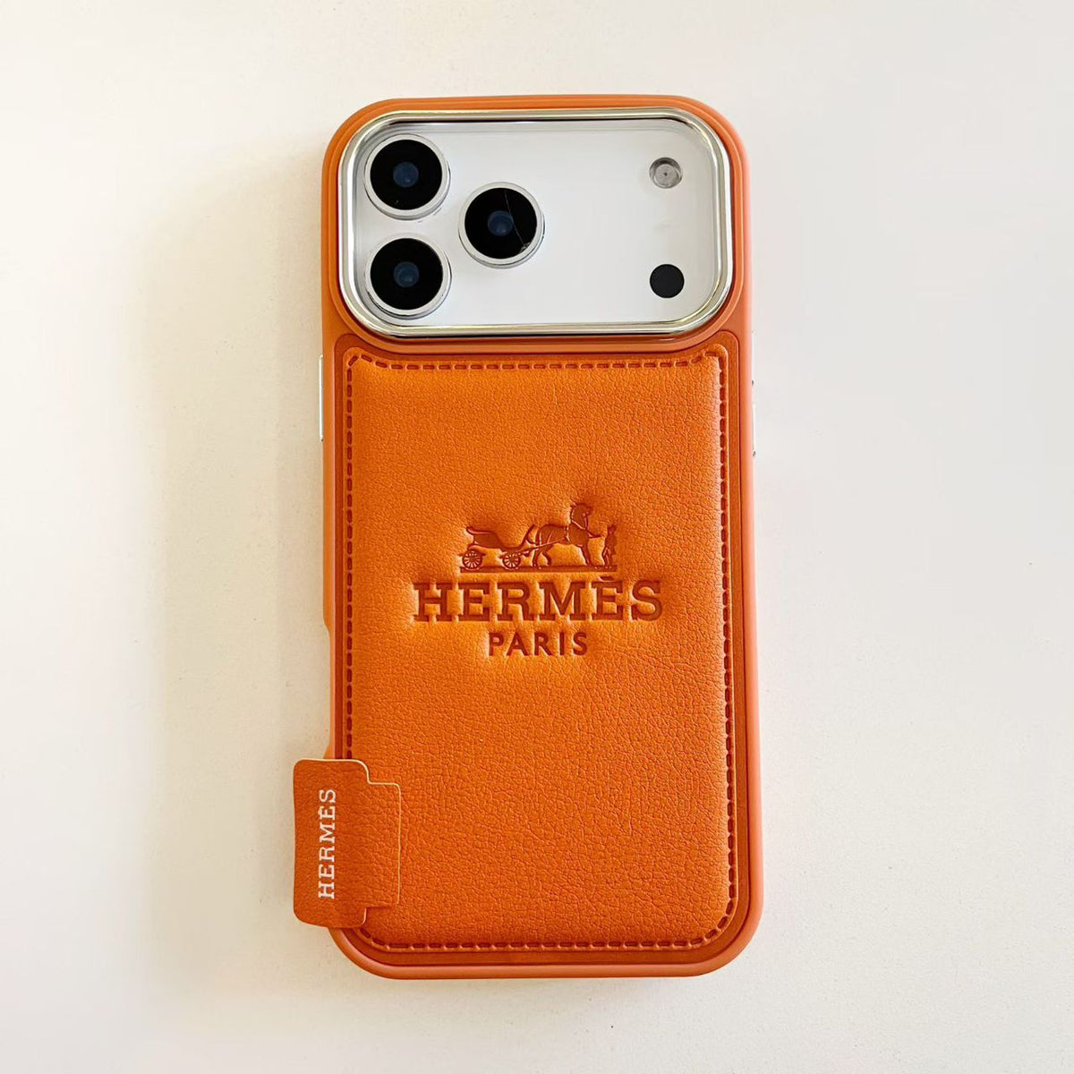H Stamped Leather Phone Case For 13-17 / Pro / Pro Max for 13-pro-max