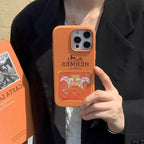 Hermes iPhone 16 Pro Max Case 15 14 13 Printed Pattern for 13-pro