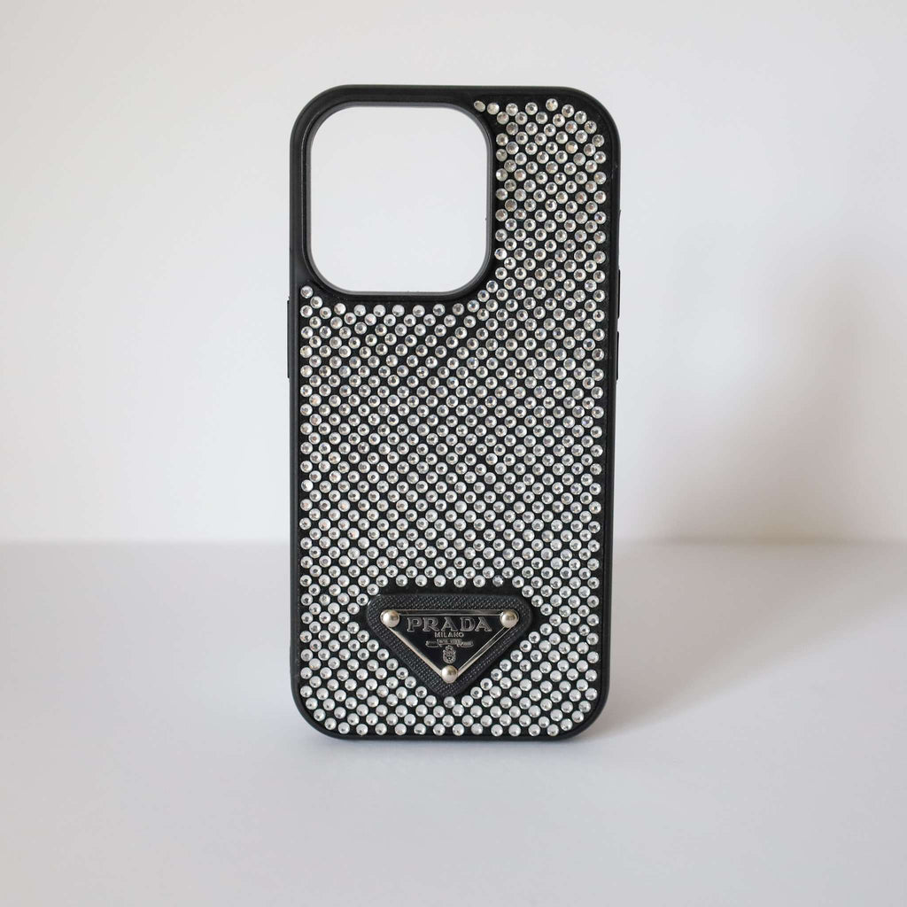 Prada Phone Case Rhinestone Design I Pro Plus for 12-pro
