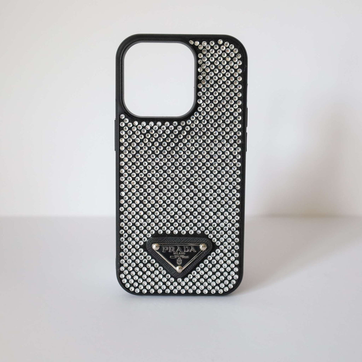 Prada Phone Case Rhinestone Design I Pro Plus for 12-pro