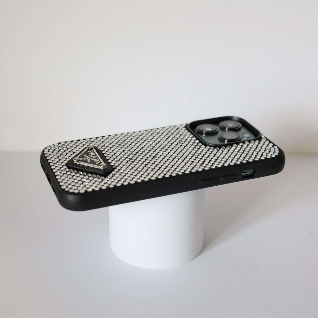 Prada Phone Case Rhinestone Design I Pro Plus for 12