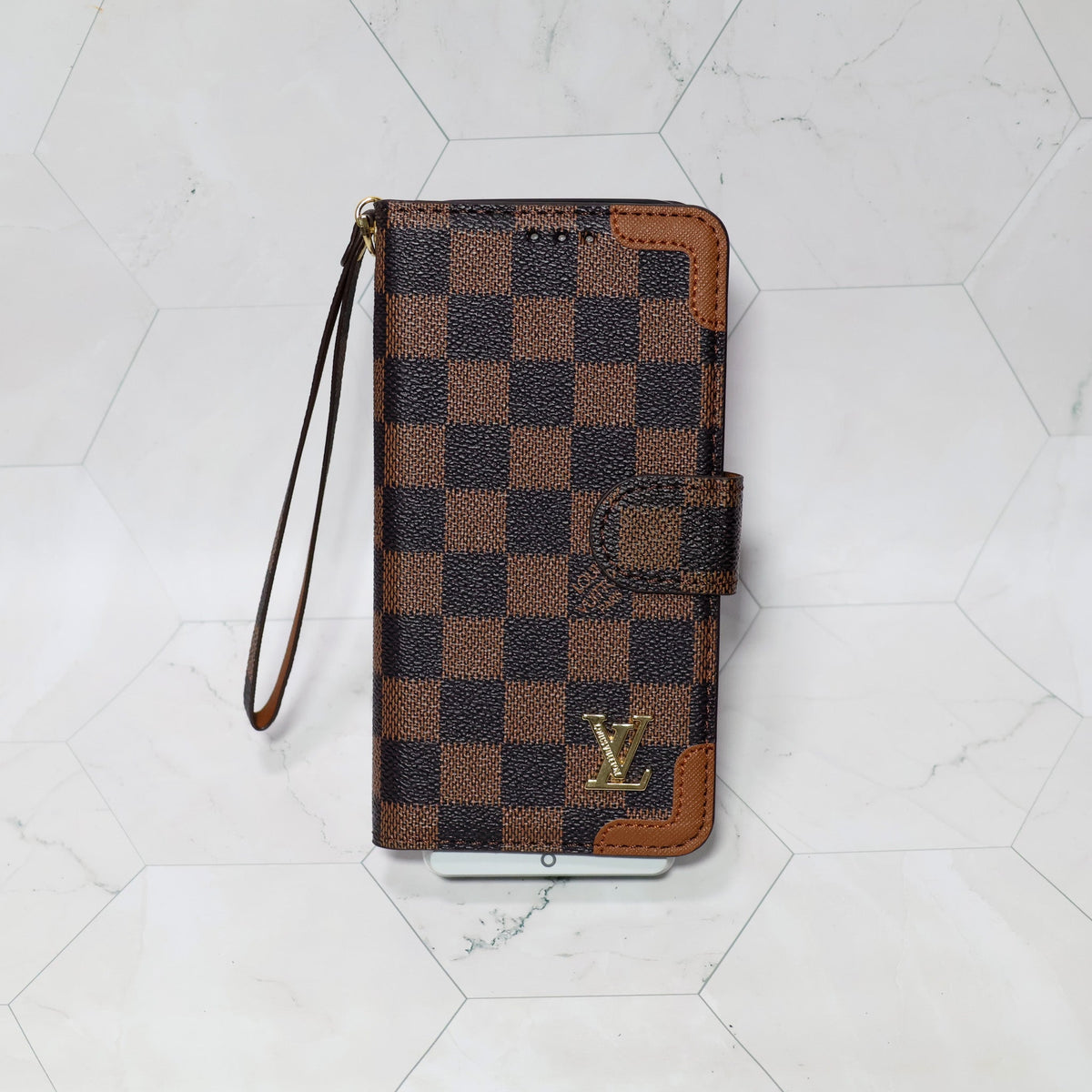 Folio LV Wallet Case Edge Patches For 12-17 / Pro / Pro Max / Plus for 12-pro-max
