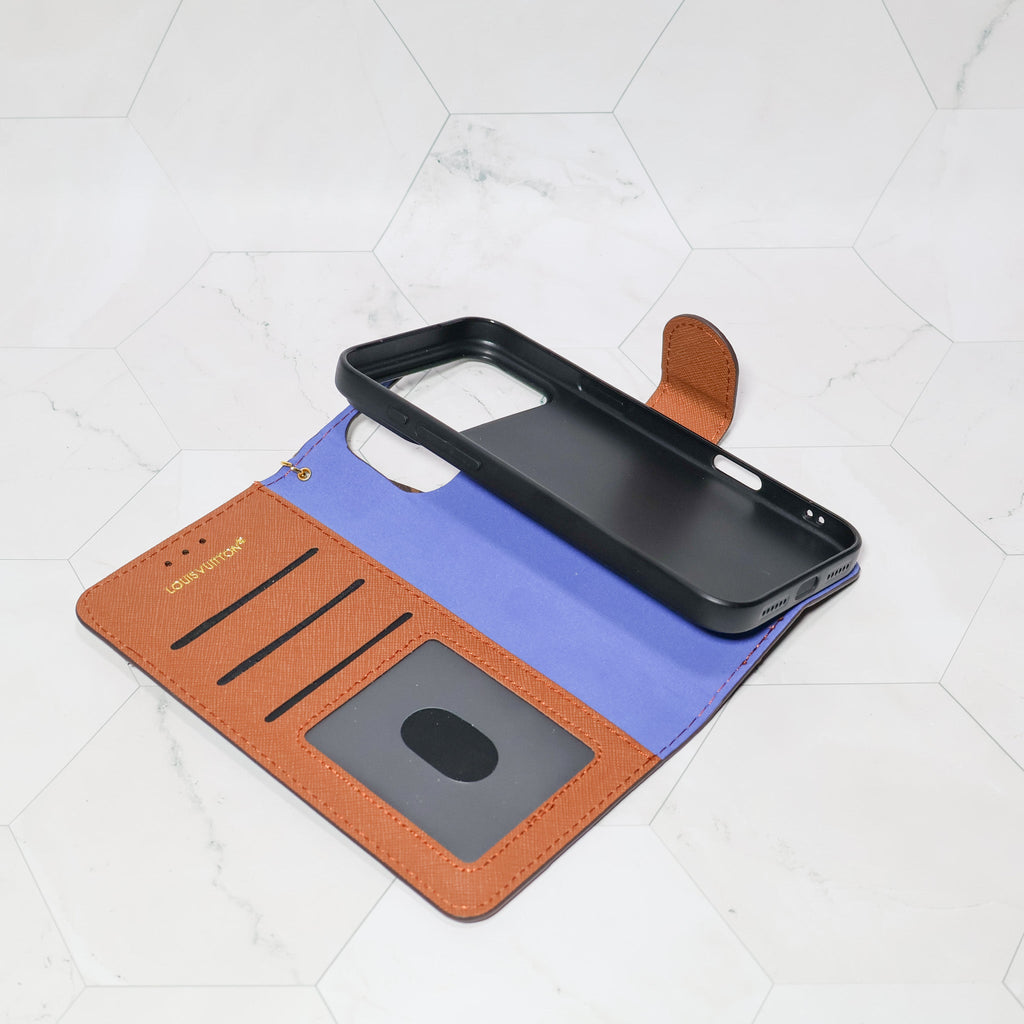 Folio LV Wallet Case Edge Patches For 12-17 / Pro / Pro Max / Plus for 12-pro