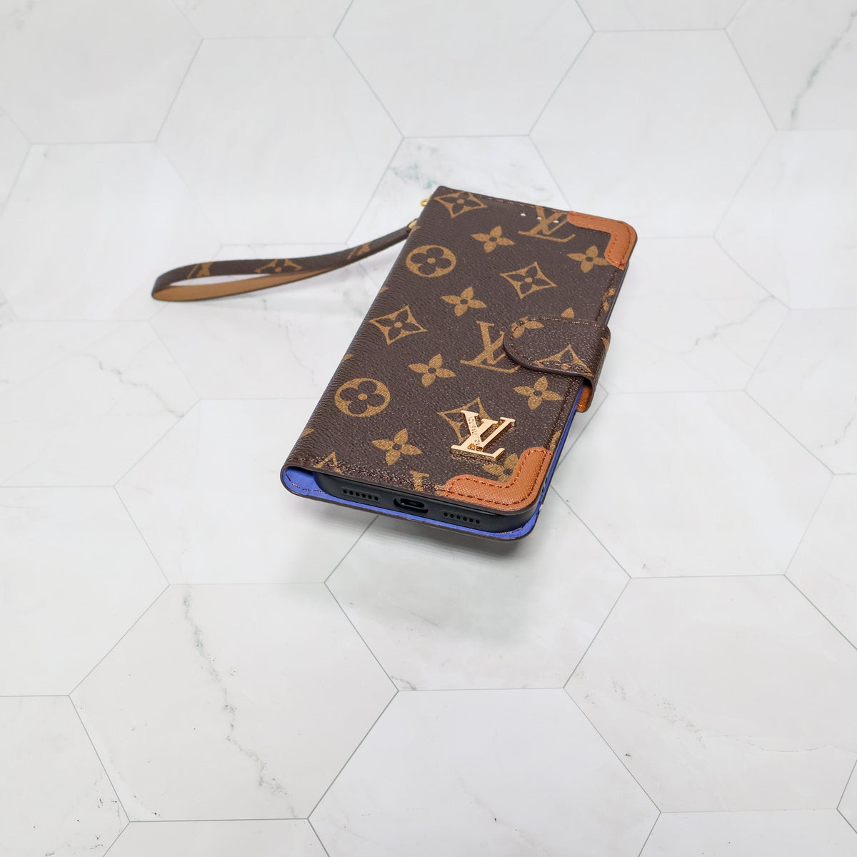 Folio LV Wallet Case Edge Patches For 12-17 / Pro / Pro Max / Plus for 12-pro