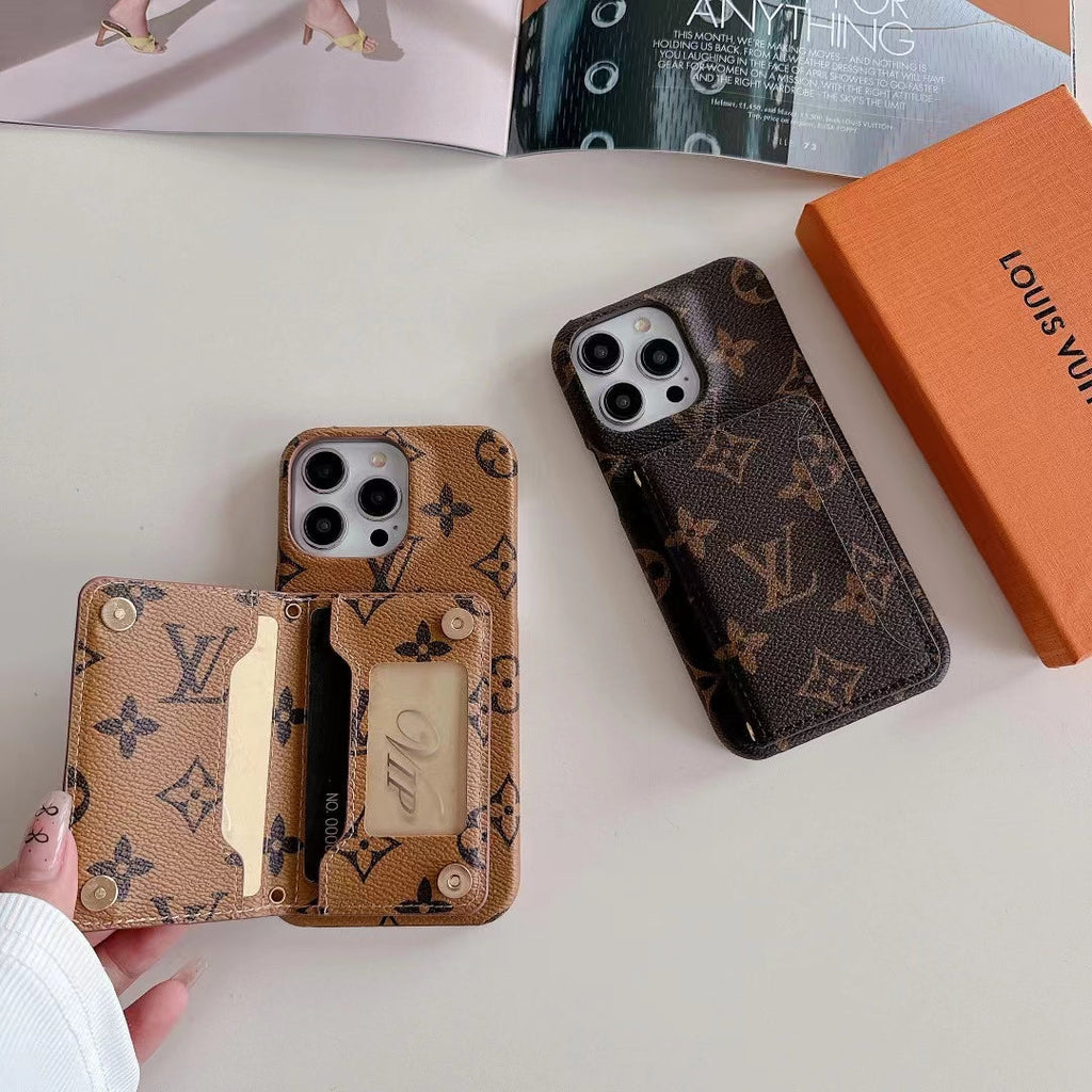 LV Wallet Card Phone Case For I Pro Max Plus for 11