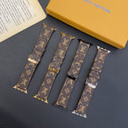 Louis V Apple Watch Bands Brown Monogram Apple Watch Band for 38mm-40mm-41mm