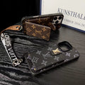 LV Hand Strap Phone Case Card Holder For I Pro Max Plus for 11-pro-max