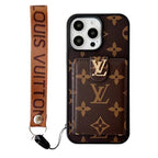 LV Hand Strap Phone Case Card Holder For I Pro Max Plus for 12